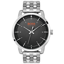 Hugo Boss Men&#39;s Stockholm Black Dial Watch - 1550075 - £92.66 GBP