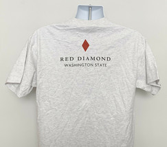 Red Diamond Wine Beware What Comes Out of the Vineyard T Shirt Mens Medium - £17.05 GBP