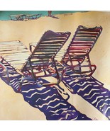 Seating for two Poster by Darrel Hill Art Print Grand Image  34x35 in - $103.95