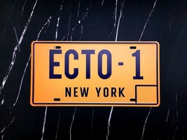 ECTO-1 Ghostbusters Replica New York License Plate Memorabilia Metal Tin... - £10.75 GBP