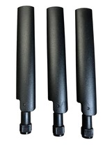 Lot of 3 Wi-Fi Router Antennas 5&quot; Black - $11.64