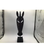 African Wooden Zebra Head Painted Hand Carved pedistal Art Decor Kenya - €13,51 EUR