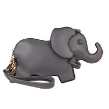 PU Leather Elephant Design  Bag Cute Chain Crossbody Handbags  Women Party Walle - £65.25 GBP