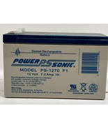 4 PK Power-Sonic PS-1270 F1 12V 7Ah AGM Sealed Lead-Acid Battery - €65,05 EUR