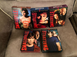Smallville TV Series Set DVD Lot Complete Seasons 1 2 3 4 5 , 1-5 Discs - £13.19 GBP