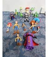 Lot Of Toy Story Figures Woody  Buzz  Zurg Jessie Rex Lenny - $564.31 MXN