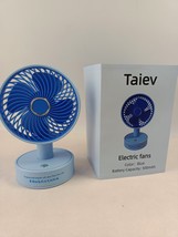 Taiev Electric fans,Compact and Portable Design and Charming Blue Aesthetic image 3