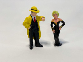 Collection of 2 Disney&#39;s &quot;Dick Tracy&quot; PVC Character Toys - £11.99 GBP