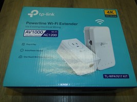 TP-Link TL-WPA7617KIT Powerline Wi-Fi Extender AV1000 AC1200 Gigabit One... - $644.81 MXN