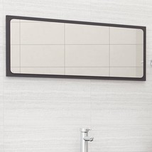 Mirror Grey Engineered wood, Acrylic Modern Mirror Rectangular - $1,451.06 MXN