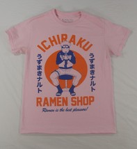 Naruto Shippuden Ichiraku Ramen Shop Pink Short Sleeve Shirt T-Shirt Men... - $24.99