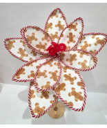 Gingerbread Christmas Ornament Pick Brown Red 11.5&quot; NEW - €14,40 EUR