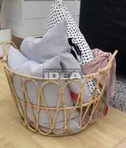 Brand New, IKEA SNIDAD Basket Natural Rattan 21 ¼x15 ¼ &quot; 303.949.44 - £54.94 GBP