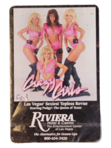 Vtg 90”s Crazy Girls Riviera Hotel &amp; Casino Las Vegas Sealed Playing Cards Deck - £3.24 GBP