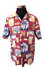 Hawaiian Shirt Co. Shirt Men&#39;s Size L Island Casual Tropical Multicolor ... - £14.11 GBP