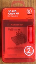 Radio Shack 3D LED Cube Kit Arduino Level 2 Intermediate 2770158 Electronic DIY - £10.38 GBP