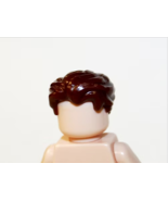 SM Brown Wavy Male Hair Piece Minifigures Mini Figures for Kids - $7.89