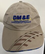 Vintage DM&amp;E Railroad Embroidered Adjustable Hat Cap 20th Anniversary Great - $450.57 MXN