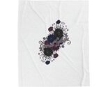 Moody Black Rose Bouquet Velveteen Blanket | Soft Gothic Floral - $25.99+