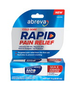 Abreva Cold Sore Rapid Pain Relief Analgesic Lip Protectant, 3 g *05/2026* - $10.99