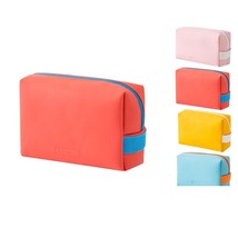 Makeup Bag Women Small Cosmetic Toiletry Bag Pouch PU Leather Travel Storage Org - £7.46 GBP
