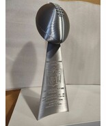 Full Text Super Bowl LVII (57) Vince Lombardi Trophy 13.5&quot; - Chiefs Vs E... - $1,873.16 MXN