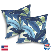 Melody Elephant Outdoor Throw Pillows w/ Inserts 20x20", Square, Set of 2 - $69.76