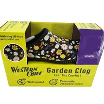 WESTERN CHIEF Woman&#39;s 9 Outdoor Garden Clogs Floral Rain Waterproof Shoe... - $23.38
