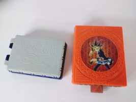 2 McDonalds YuGiOh Card Deck Holders Happy Meal Toys Yami Yugi GX Elemental Hero - £4.75 GBP