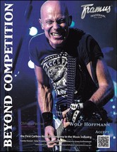 Wolf Hoffmann (Accept band) Signature Framus Guitar ad 2013 advertisement 2B - £3.28 GBP