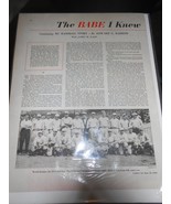 vintage Collier&#39;s 1950 THE BABE I KNEW Baseball Story Newspaper 1918 Red... - £18.45 GBP