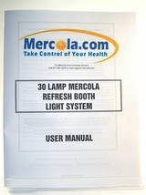 Mercola 30 Lamp Refresh Booth 30 Blubs Tanning Bed User Manual - £7.45 GBP