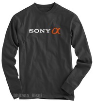 Sony Alpha Series Camera Logo Fullframe DSLR Long Sleeve T-Shirt - £23.04 GBP+