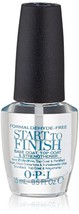 OPI Nail Polish Start To Finish Base Coat Top Coat &amp; Strengthener NTT71 Opi Poli - £11.98 GBP