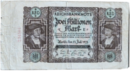 Germany 2 000 000 Mark Reichsbanknote 1923 Very Rare No Reserve - £14.51 GBP