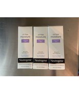 3 X Neutrogena Oil-Free Moisture Facial Moisturizer for Sensitive Skin 4... - £96.90 GBP