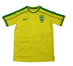Brazil 1998 Home Jersey/ High quality /Very LIMITED EDITION - £58.49 GBP