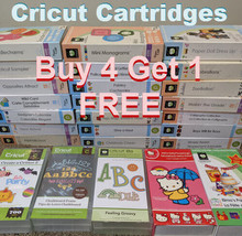  New/Used Cricut Cartridges  Make your Own Crafting Lot Buy 4 get 1 FREE - £5.71 GBP+