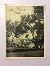 VACUUM OIL NEWS SOCONY Mobiloil MOBIL OIL GAS NYC August 1929 - $27.69