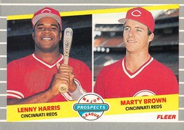 1989 Fleer #645 Lenny Harris RC Rookie Card Cincinnati Reds ⚾ - £0.69 GBP