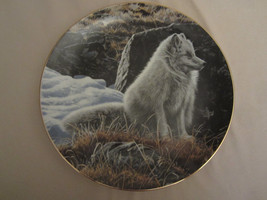 ARCTIC FOX Collector Plate NORTHERN MORNING Ron Parker NATURE&#39;S QUIET MO... - $39.20