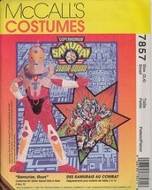 Uncut 1990s Size 3 4 Syber Squad Halloween Costume McCalls 7857 Pattern Cyber - £6.27 GBP