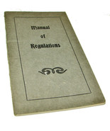 1927 MANUAL OF REGULATIONS 3rd Order Secular St Francis Province Sacred ... - $19.99