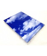 Padfolio, Blue Sky w/Clouds Pattern, Matching Ink Pen, Recycled Chipboar... - $10.65 CAD