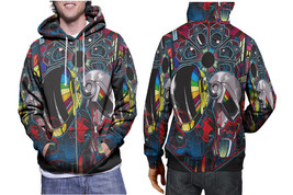 Daft Punk Electronic Music Hoodie Sporty Casual Graphic Zip up Hoodie - £26.97 GBP+