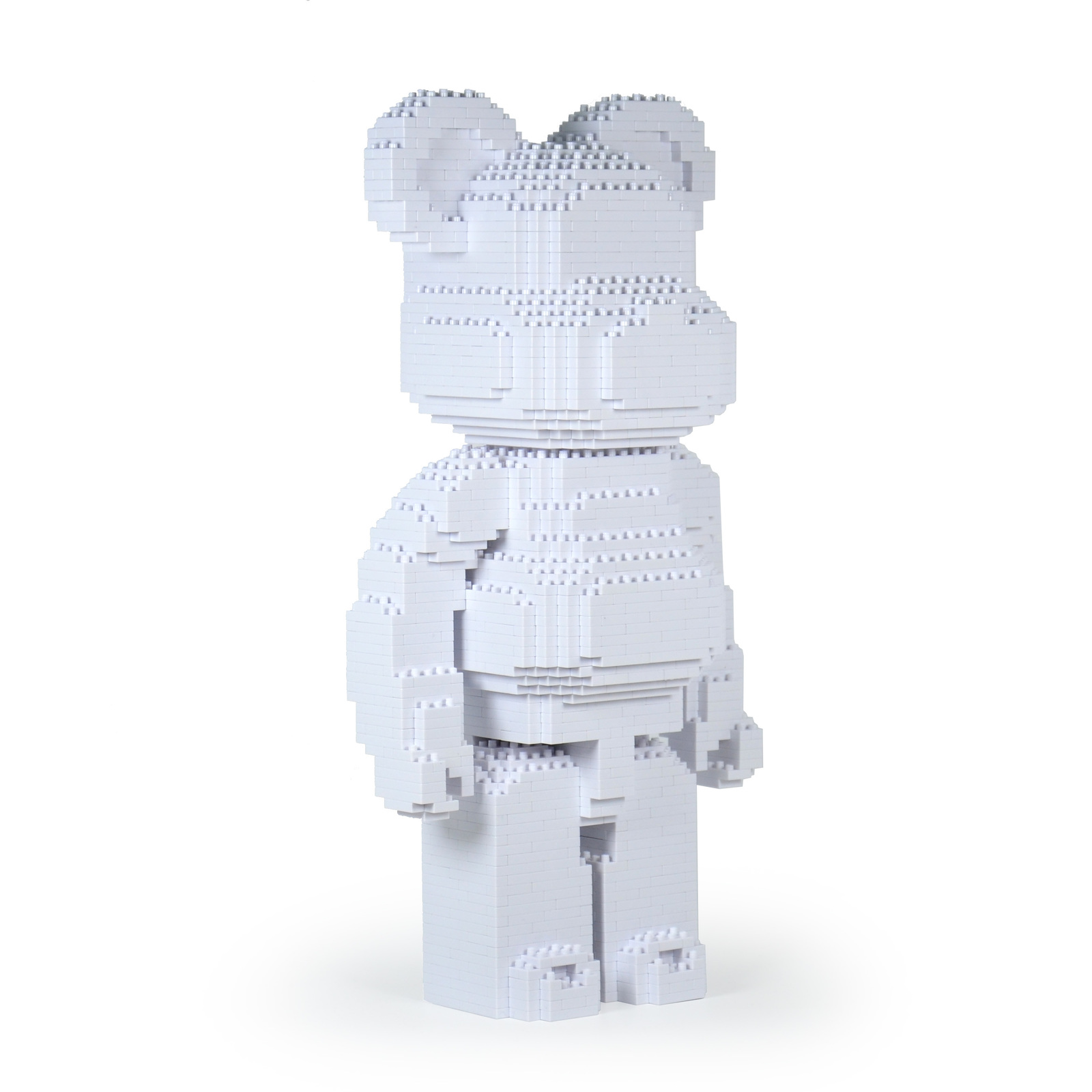 Bearbrick (White) Brick Sculpture (JEKCA Lego Bricks) DIY Kit Item image 2