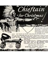 Kokomo Roller Skates 1933 Advertisement Chieftain For Christmas DWKK12 - €17,04 EUR