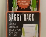 Baggy Rack Storage Bag Holder Extendable Green 169306 T3 - $9.95