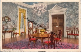 Supper Room Governor&#39;s Palace Williamsburg VA Postcard PC230 - £3.92 GBP