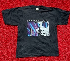 Vintage Jean Michel Jarre 1993 Tour Black Color T Shirt Men’s Europe in Concert  - £58.49 GBP